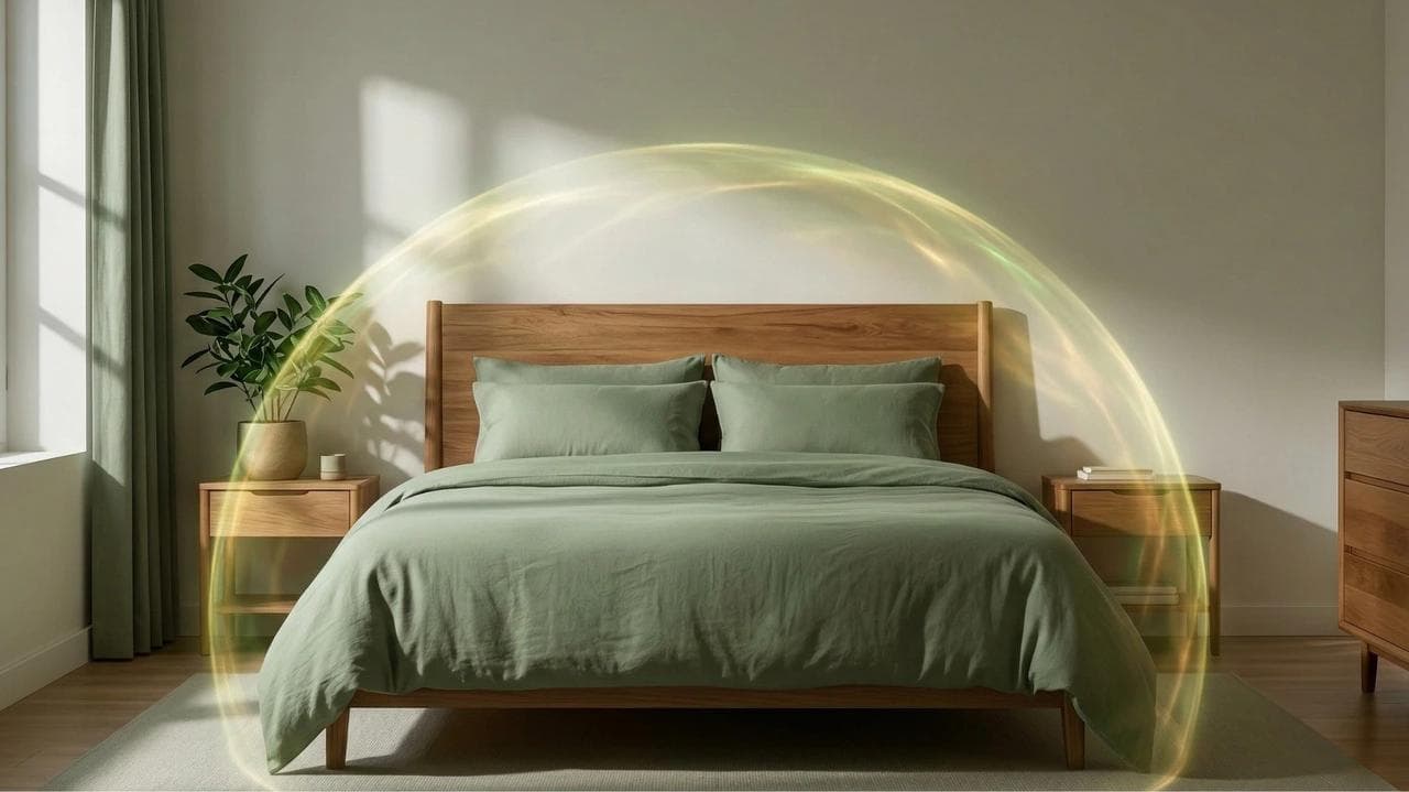 Ảnh bìa cho bài viết Hướng Kê Giường Ngủ 2026: Giải Mã Hiện Tượng "Bóng Đè", Mất Ngủ & Cách Bố Trí Phong Thủy Để Sinh Tài Lộc