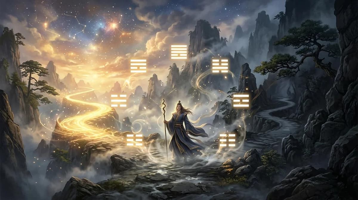 Ảnh bìa cho bài viết Gieo Quẻ Kinh Dịch: Quyết Định Sinh Tử Ngay Ngã Rẽ
